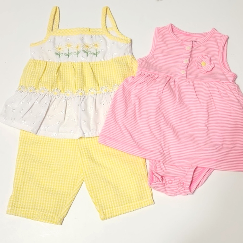 Carters Fisher Price Baby Girl Outfit Bundle
